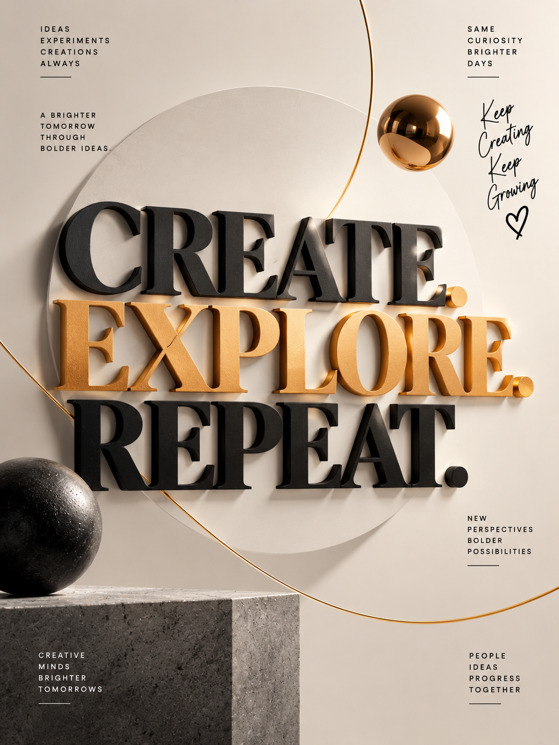 Create. Explore. Repeat.